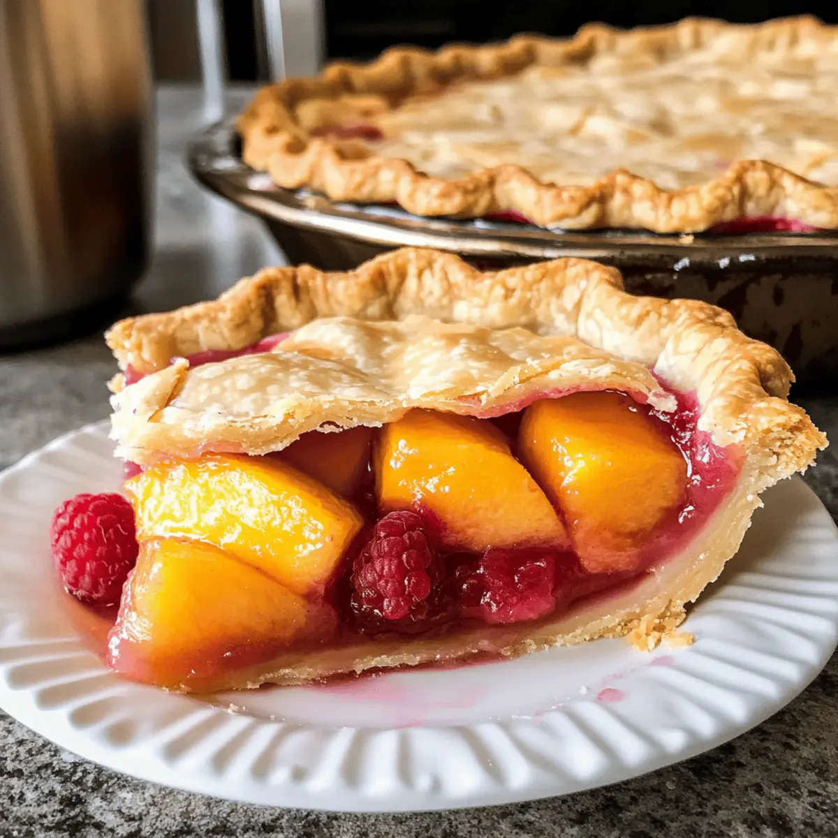 Pfirsich Himbeer Torte: Sommerlicher Genuss pur