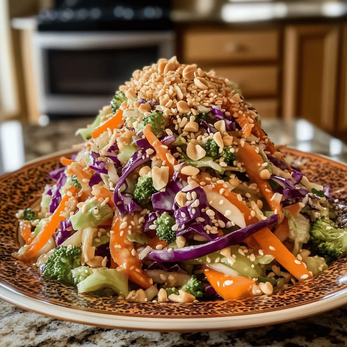 Knuspriger Asiatischer Krautsalat mit Sesam-Dressing