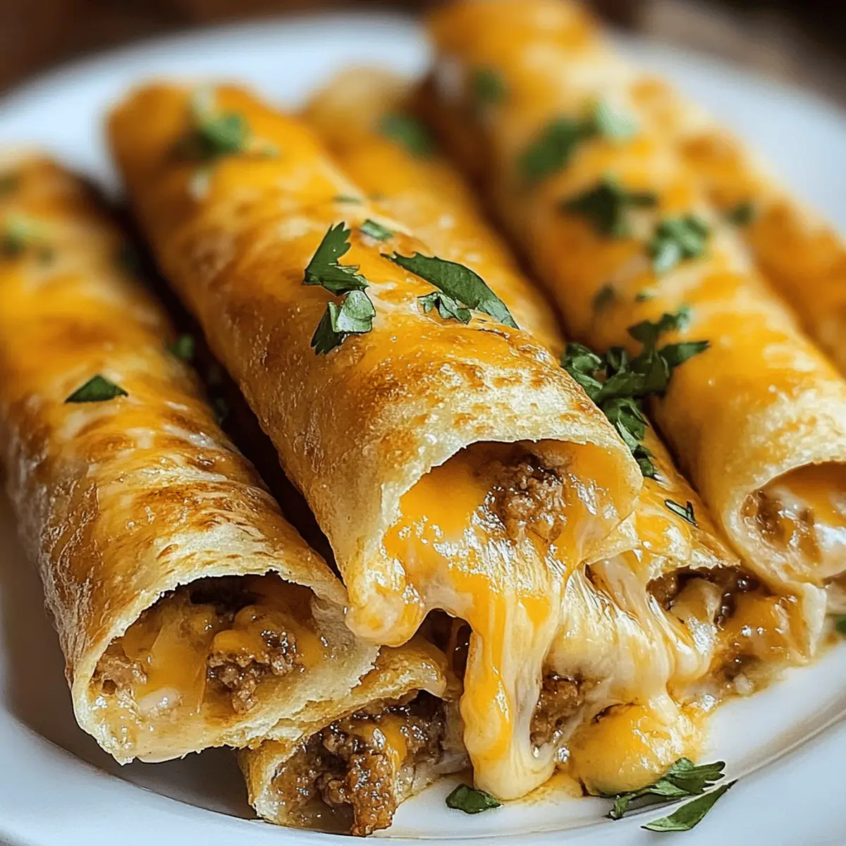 Der Ausgang: Köstliche Cheesy Taco Sticks