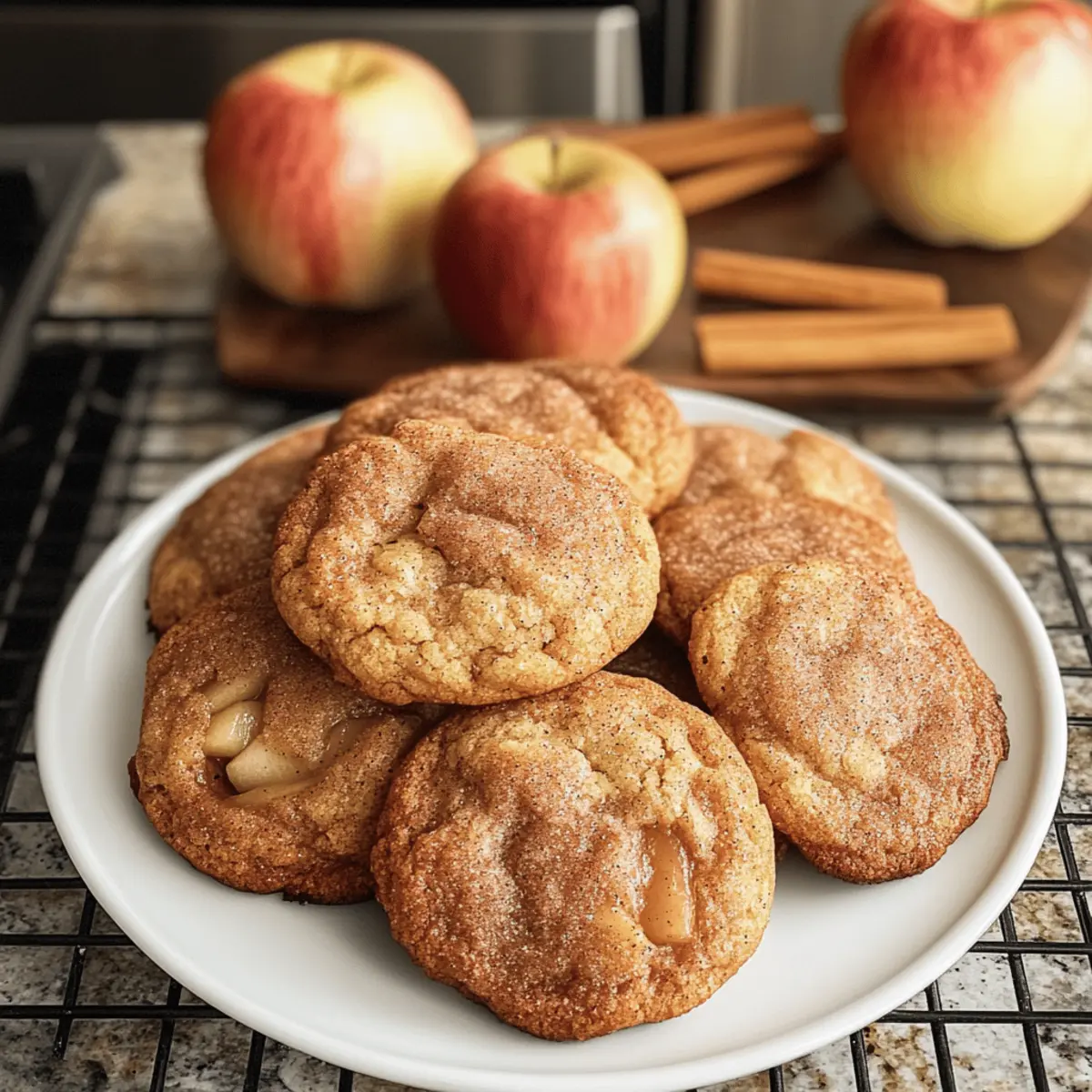 Apfel Snickerdoodles für einen gemütlichen Herbst