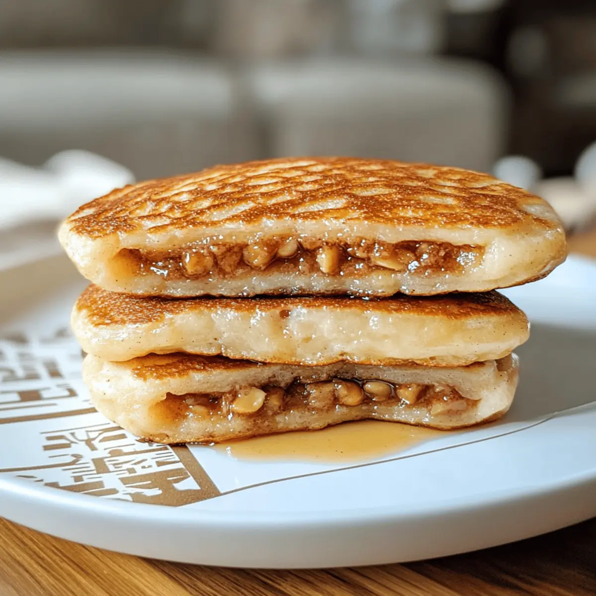 Koreanische süße Pfannkuchen Hodduk Rezept