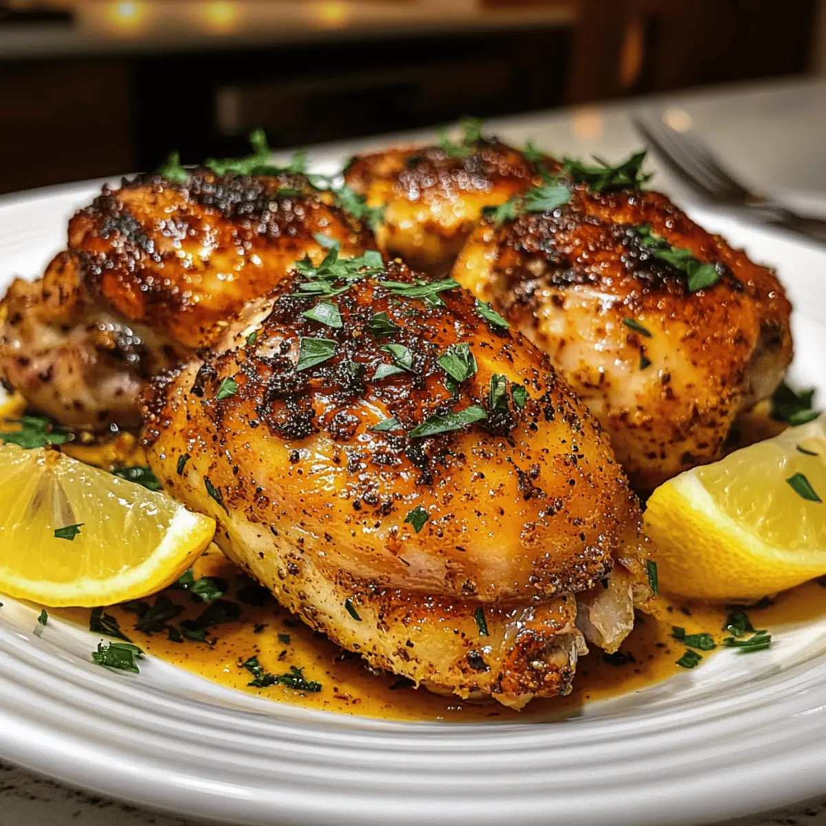 Lemonen-Paprika-Hühnchen für den perfekten Ausgang