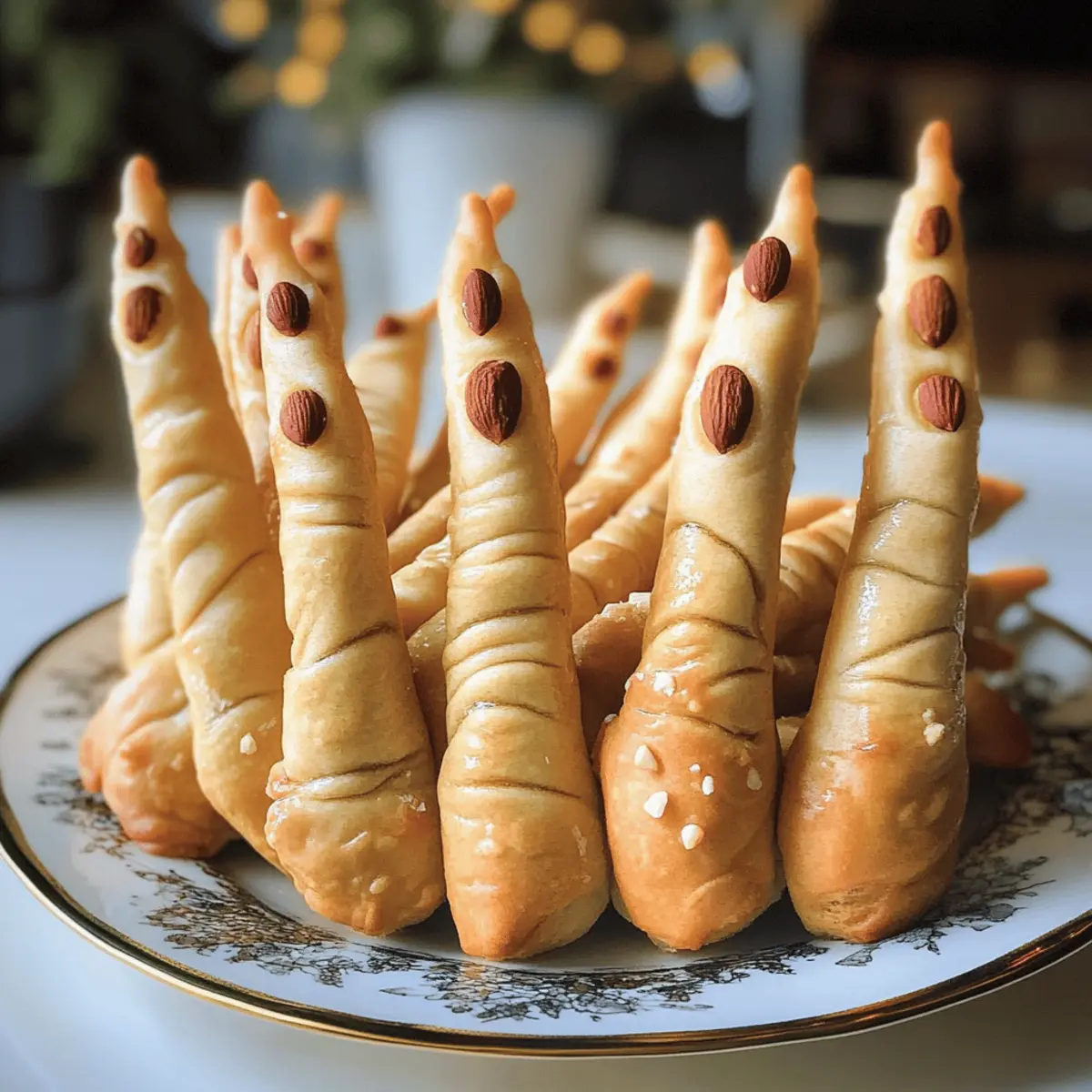 Spooky Witch Finger Brotsticks für Halloween