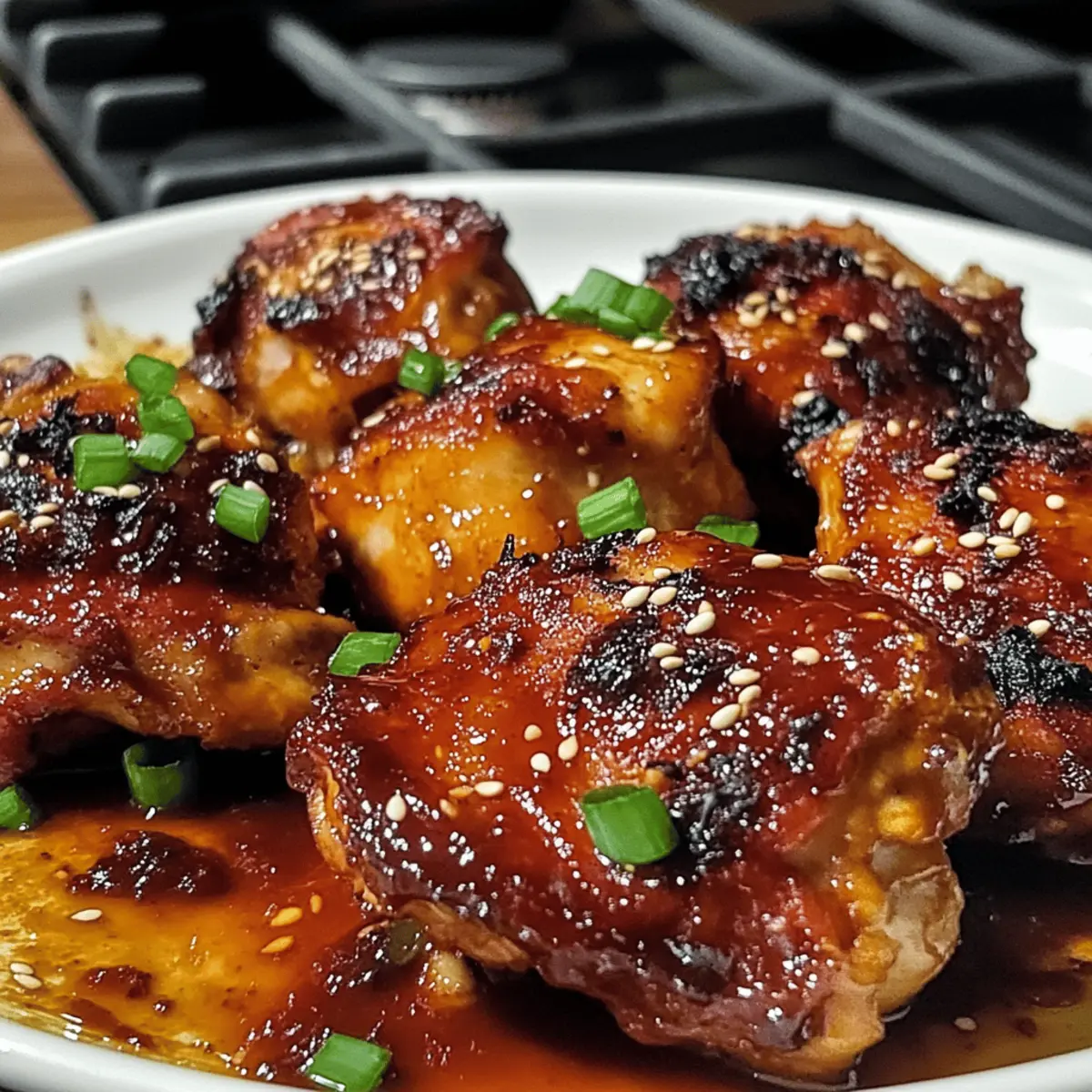 Gochujang Miso Hähnchenkeulen leicht gemacht