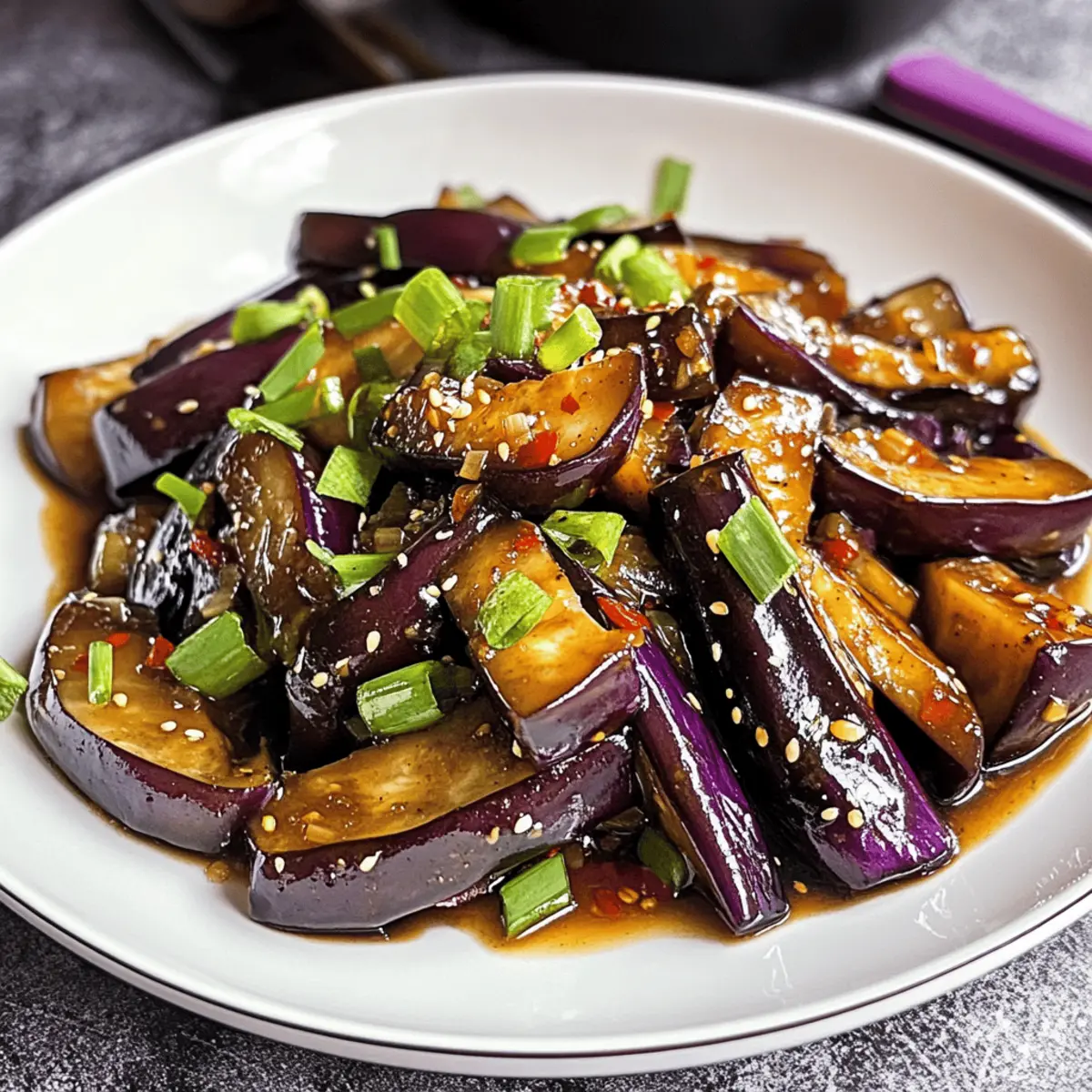Szechuan Auberginenpfanne für den perfekten Ausgang