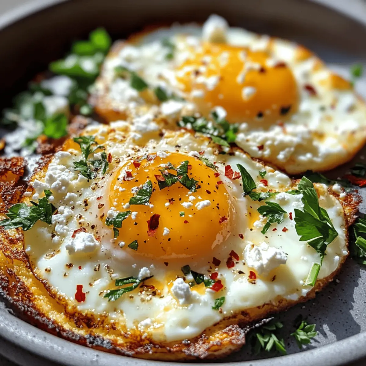 Crispy Feta Eier: Der perfekte Ausgang zum Frühstück