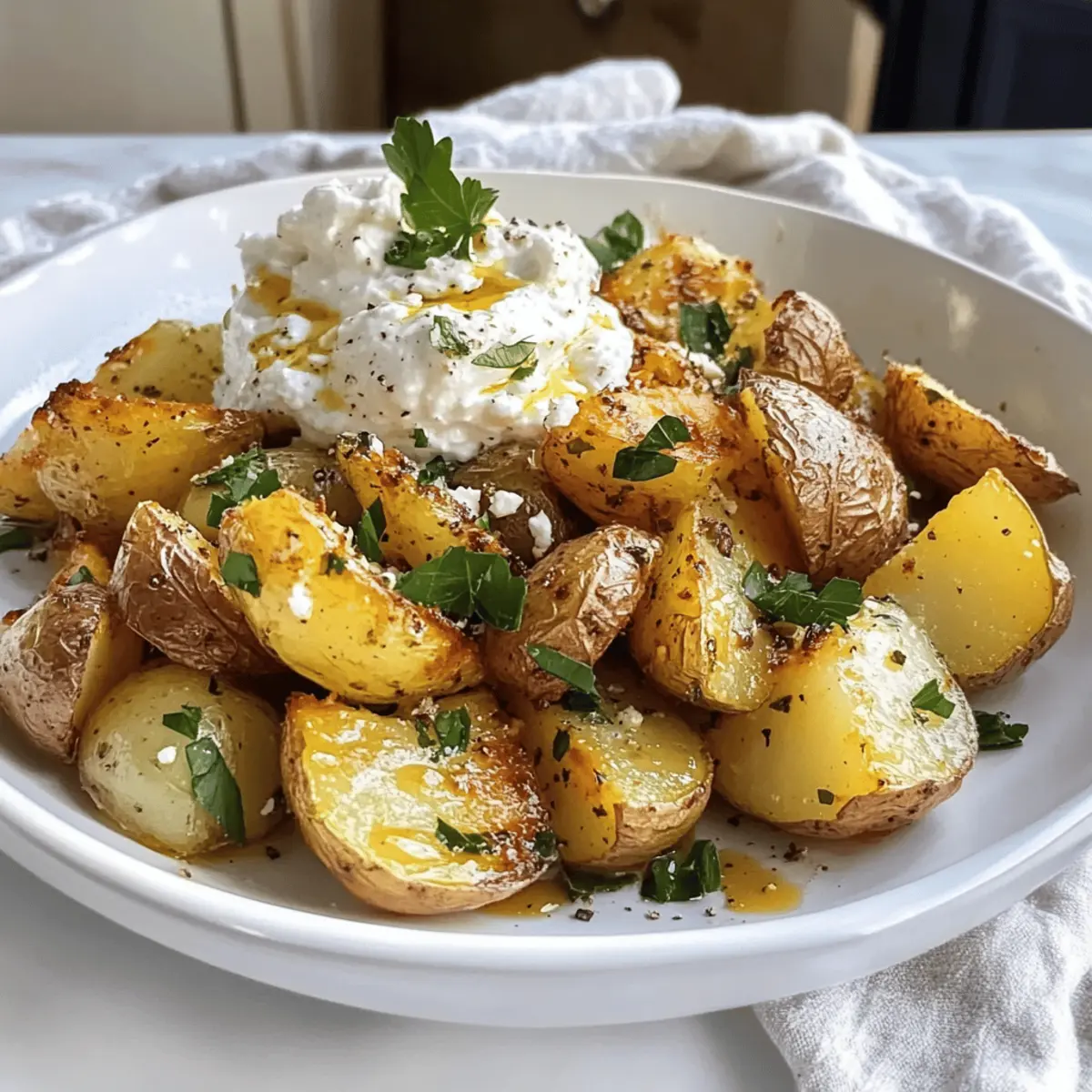 Griechische Ofenkartoffeln mit Feta-Zauber