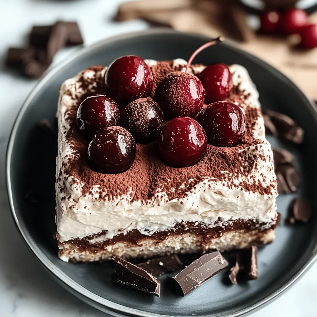 Kirsche Amaretto Tiramisu einfach gemacht