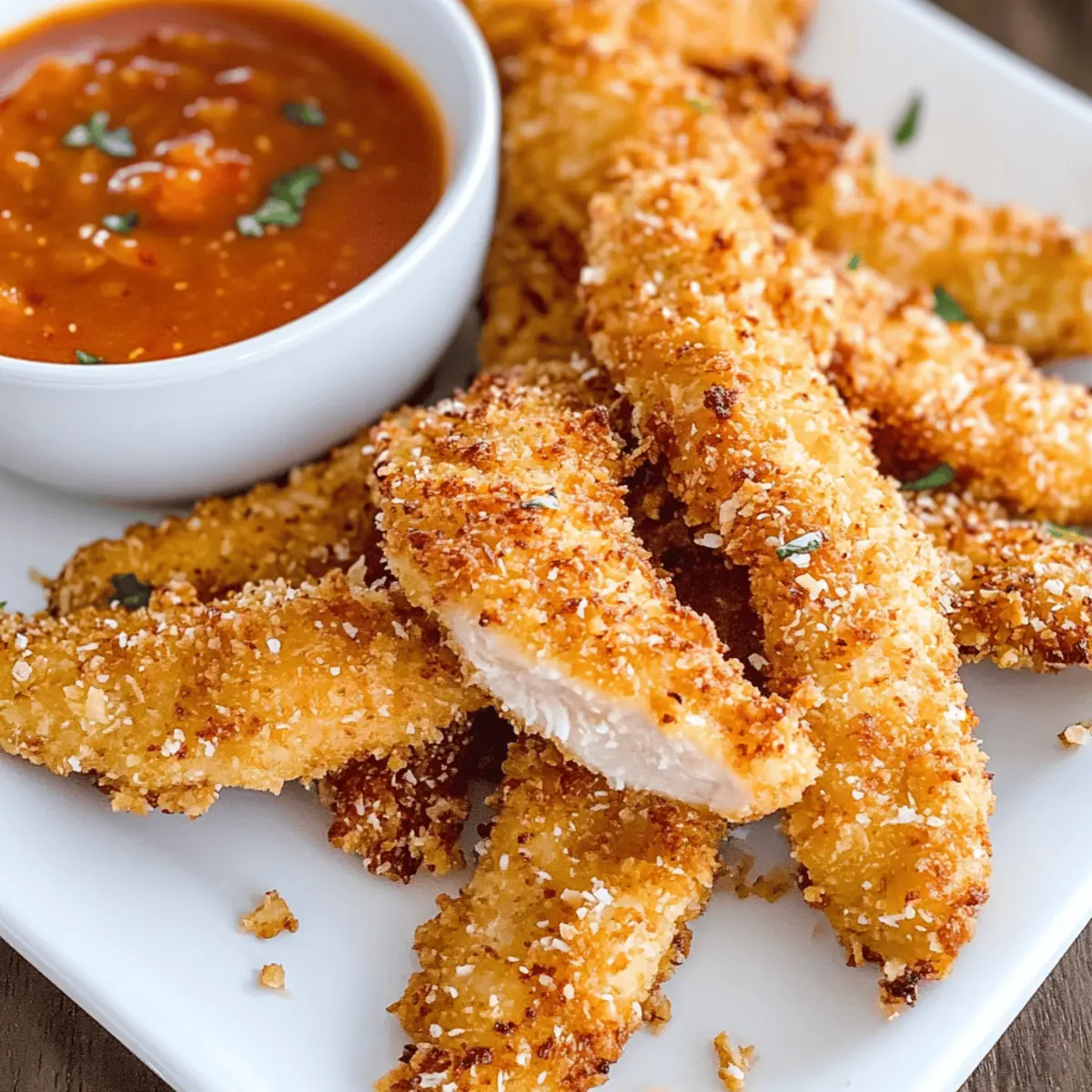 Crispy Coconut Chicken Tenders Rezept