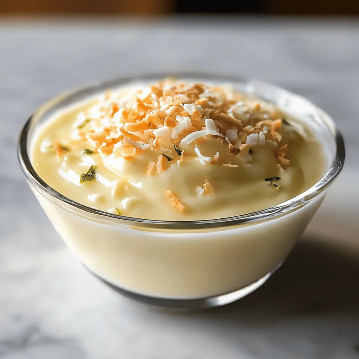 Cremiger Kokospudding für tropische Genussmomente