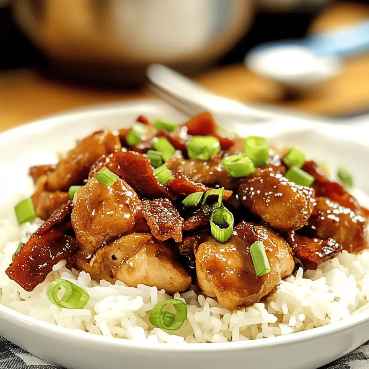 Ahorn-Bourbon-Hähnchen mit Speck Genuss pur