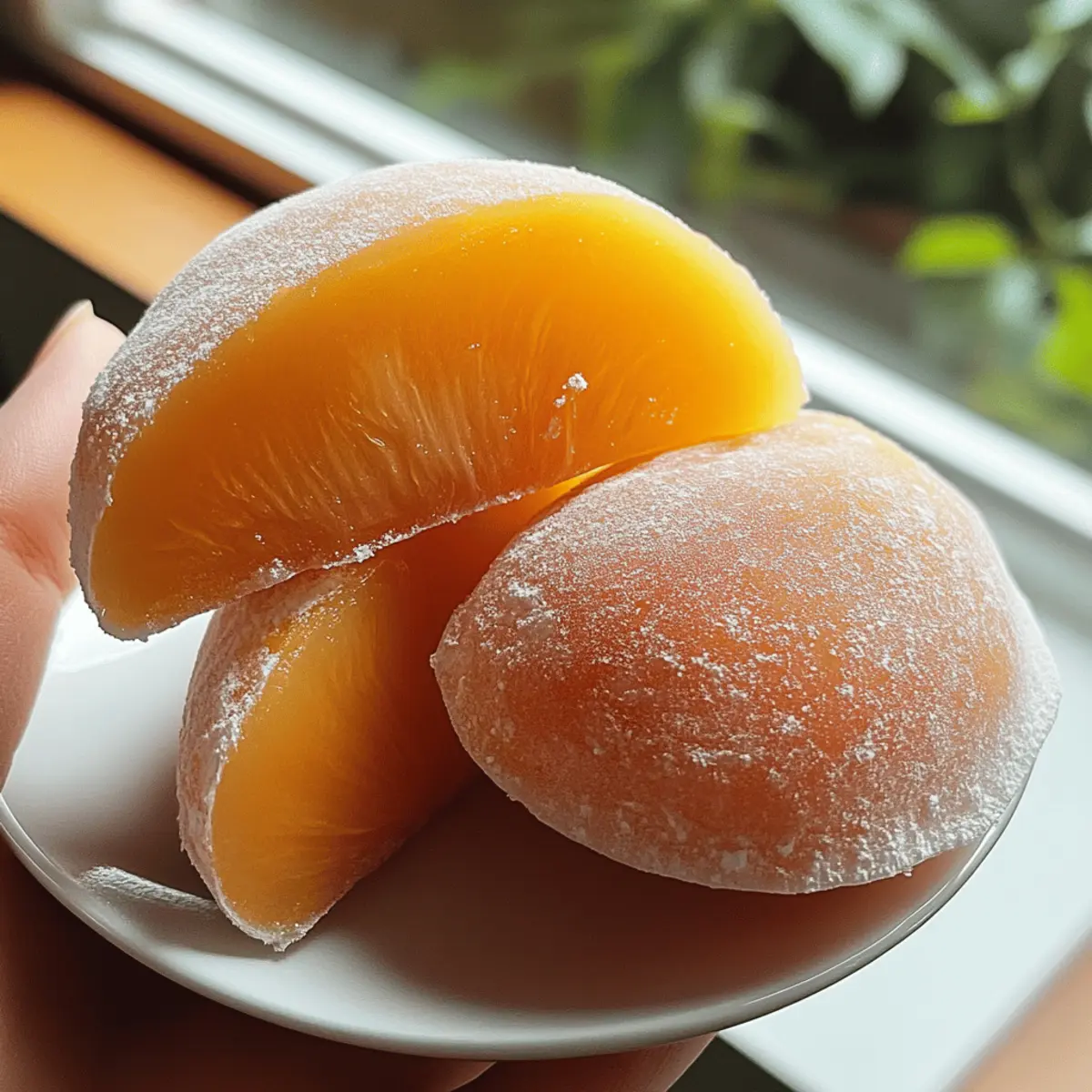 Saftiges Pfirsich-Mochi für den Sommer