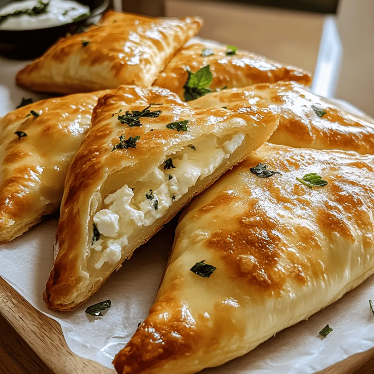 Käse Fatayer: Leckere herzhafte Teigtaschen