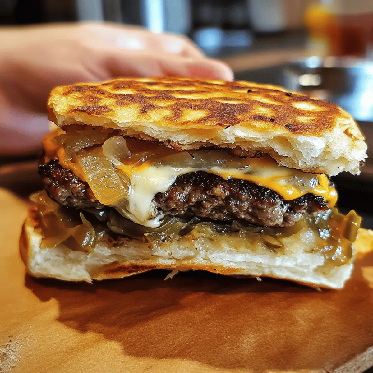 Dubai Paratha Smash Burger: Der Ausgang des Genusses