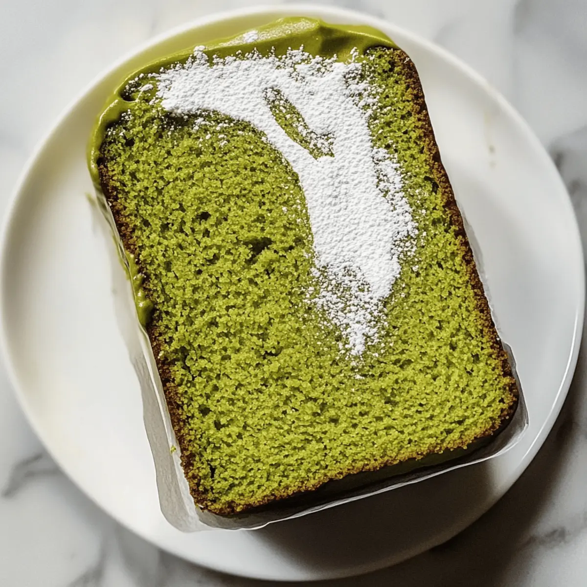 Matcha Pound Cake für deinen süßen Ausgang