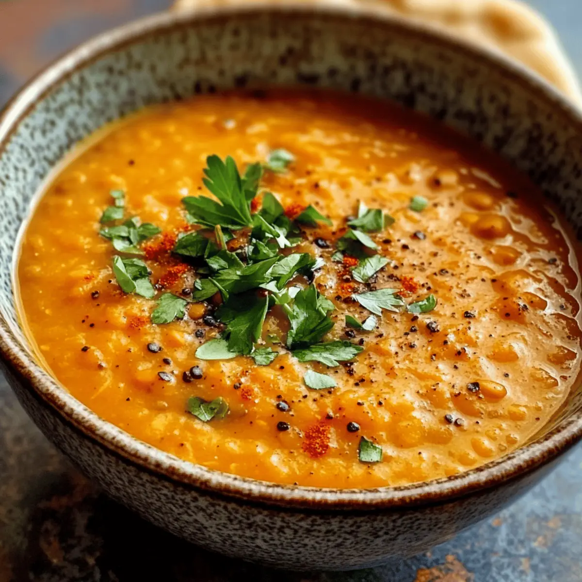 Rote Linsensuppe – Vegan, gesund und einfach!