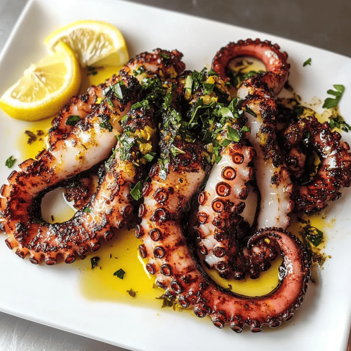 Grill den perfekten Ausgang mit Pulpo