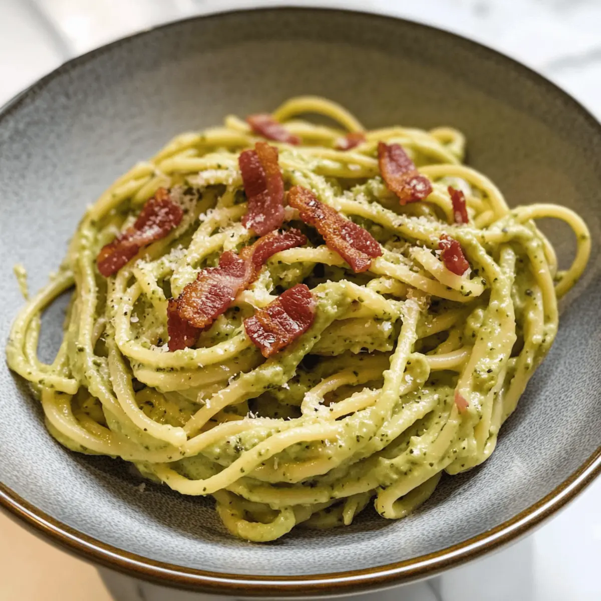 Avocado Carbonara: Schnelles Pasta-Vergnügen
