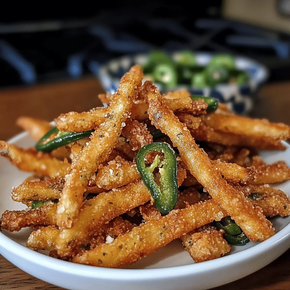 Crispy Jalapeño Fries für den perfekten Snack