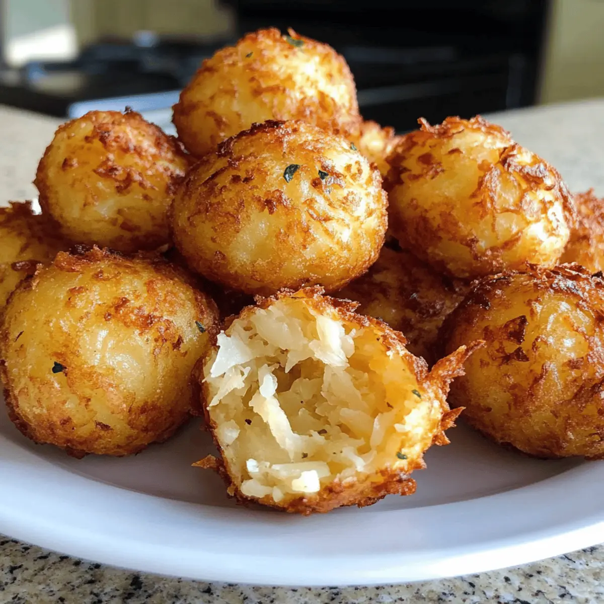 Crispy Sauerkraut und Kartoffelbällchen selber machen