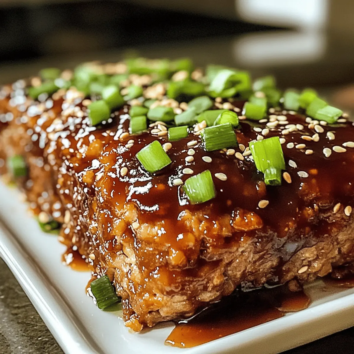 Der Ausgang: Süß-scharfer Korean BBQ Hackbraten