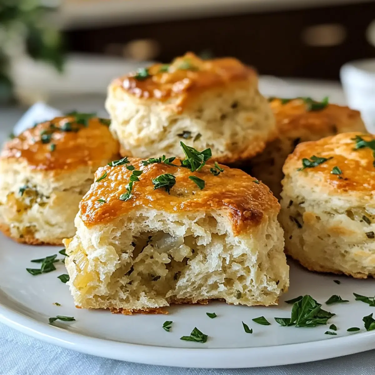 Fluffige Stuffing-Biscuits für Zuhause