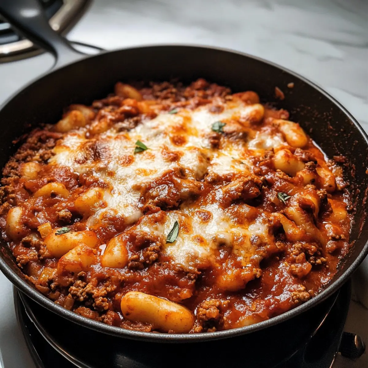 Einfache Gnocchi Lasagne vom Herd