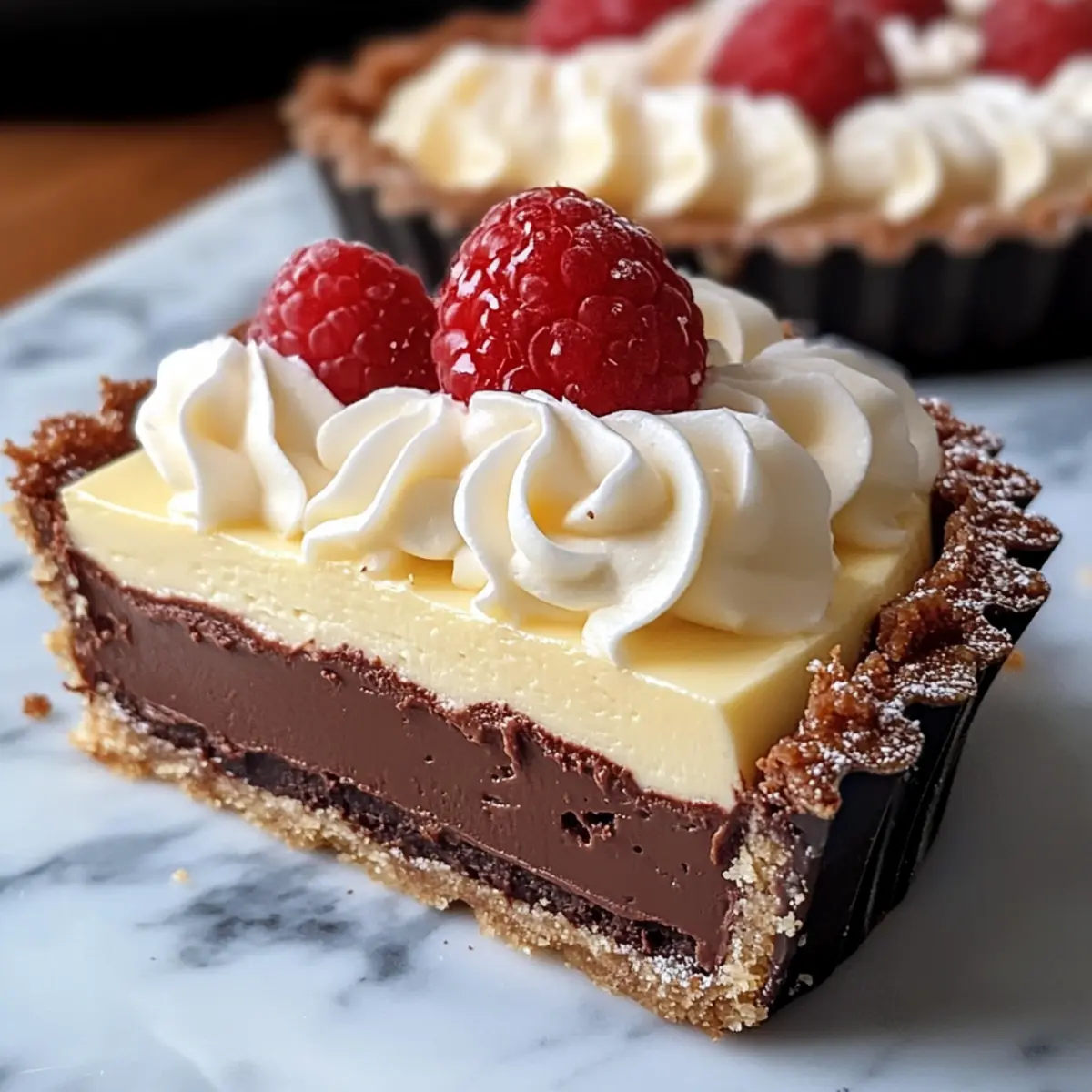 Der Ausgang: Schokoladentart mit Mousse