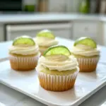 Kokosnuss-Muffins mit Limettenfrosting