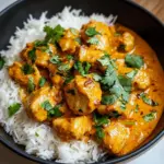 Cremige Butternusskürbis Butterhähnchen