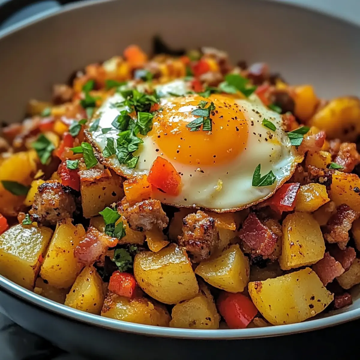 Beladener Frühstücks-Hash: Dein perfektes Brunch Rezept
