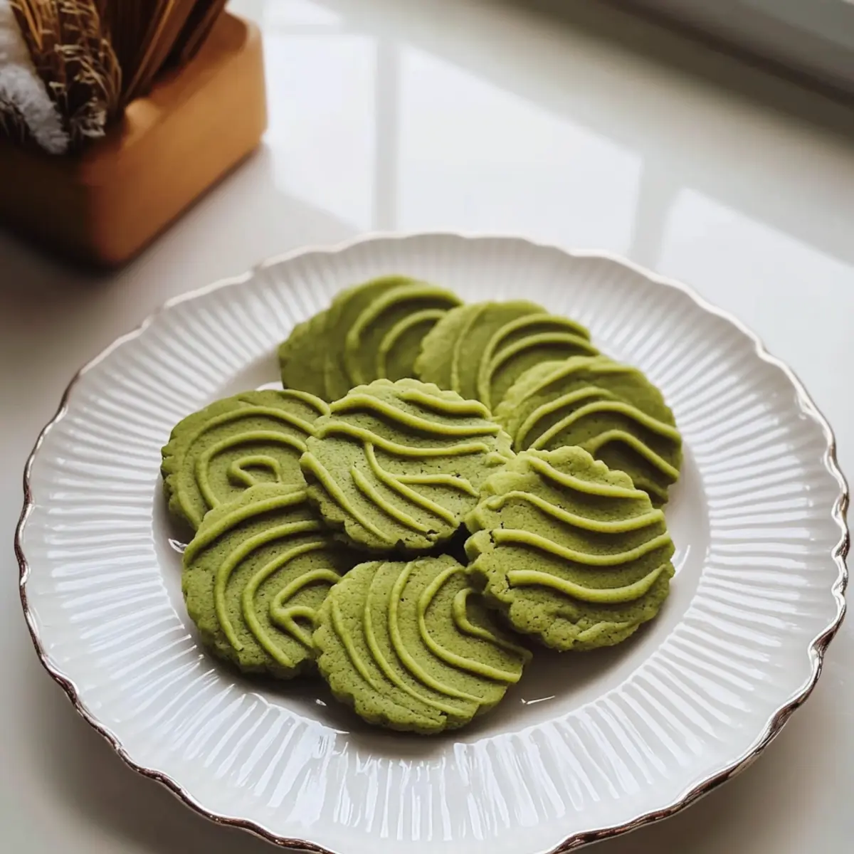 Saftige Matcha Butter Kekse für jeden Anlass