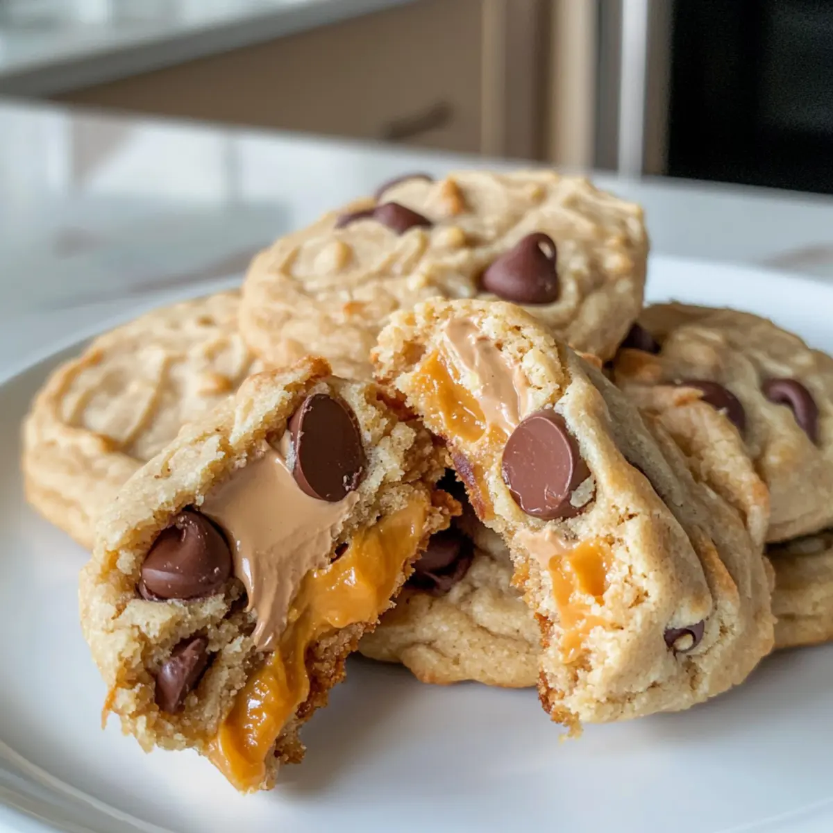 Glutenfreie Erdnussbutter Schokoladenkekse