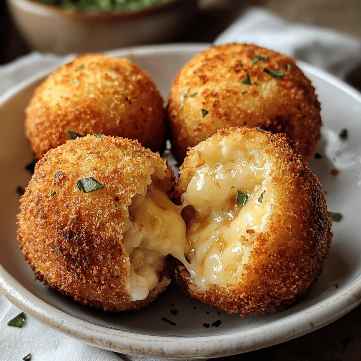 Köstliche Gebackene Arancini – Der Ausgang für Genuss