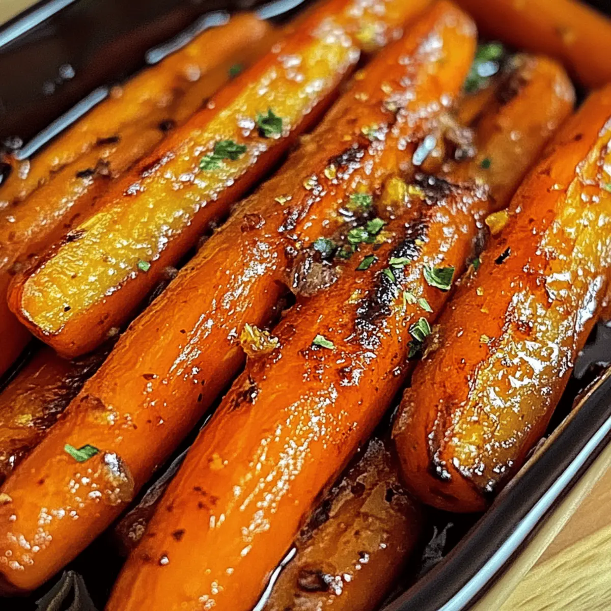 Ahorn-Dijon geröstete Karotten in 25 Minuten
