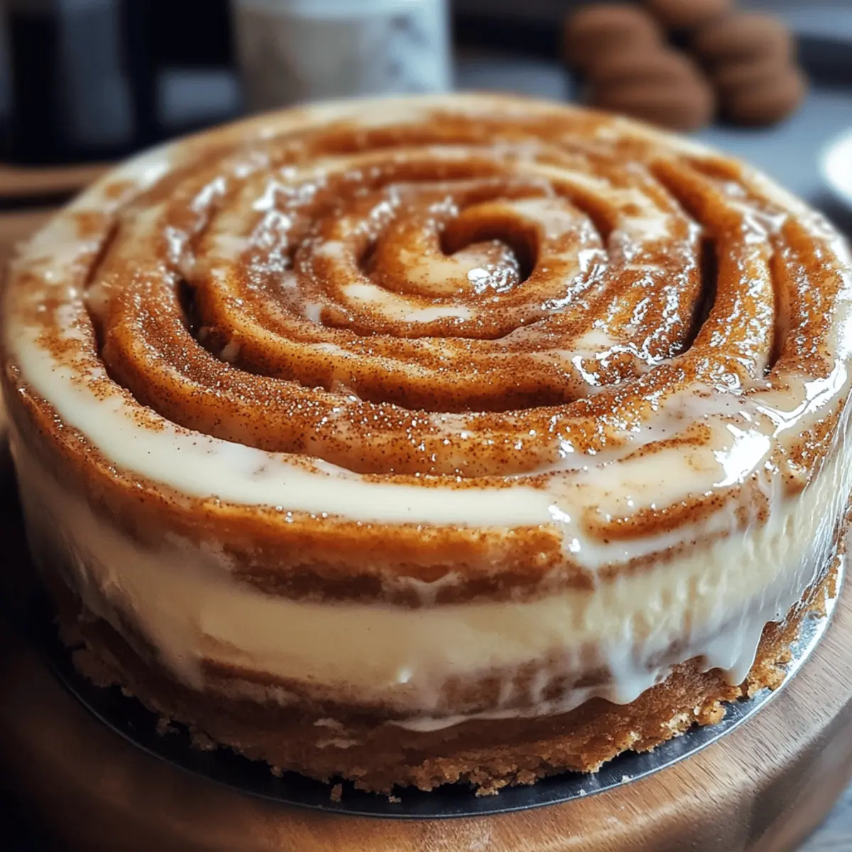 Zimtrolle Honigkuchen Käsekuchen ganz einfach