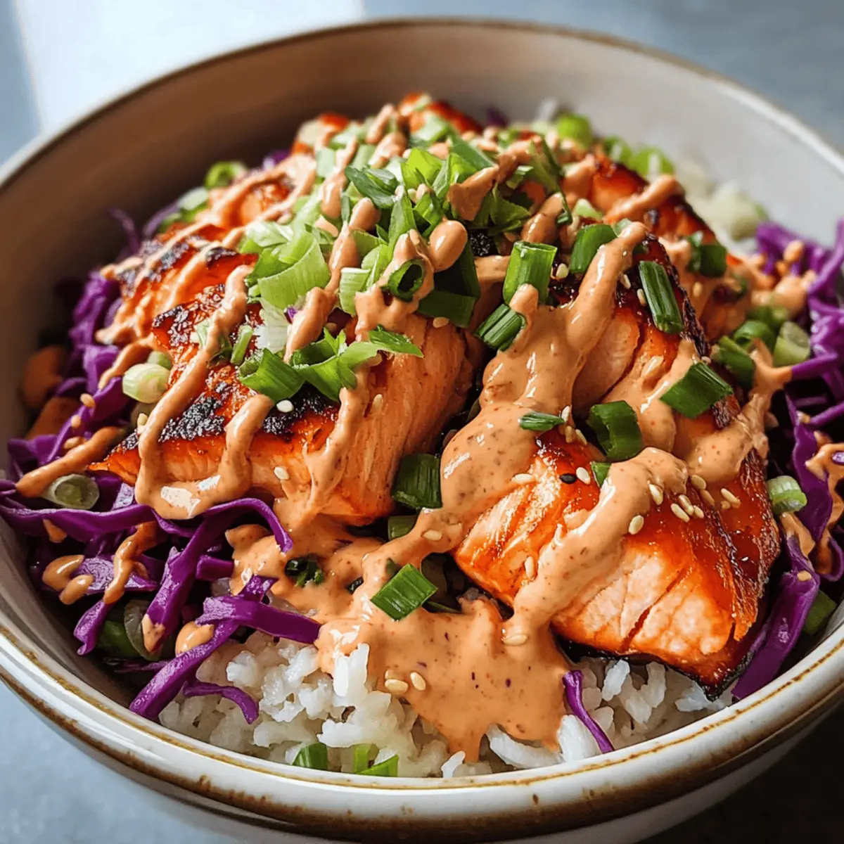 Der Ausgang: Scharfer Lachs-Bowl für jeden Tag