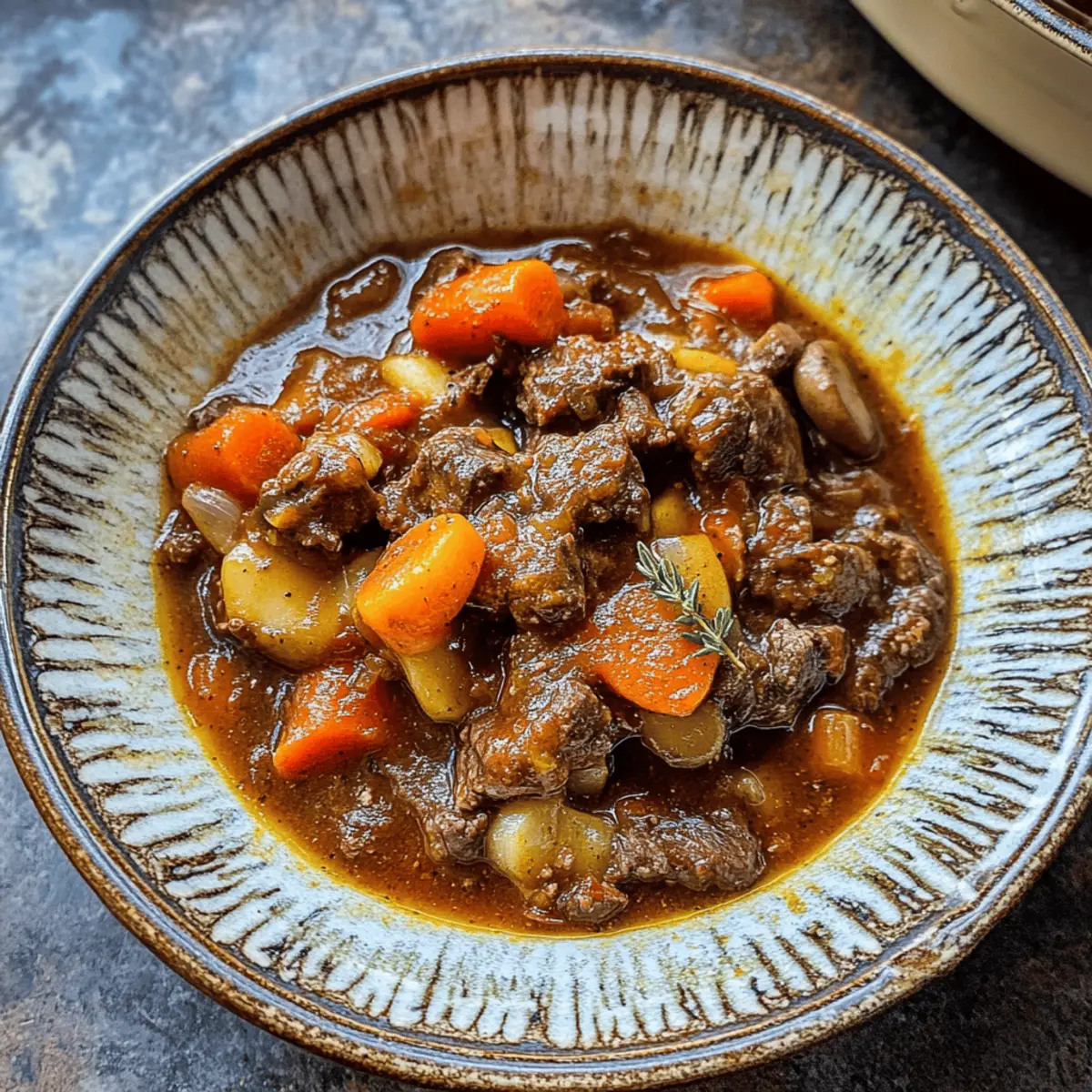 Spezzatino di Manzo für heimelige Abende