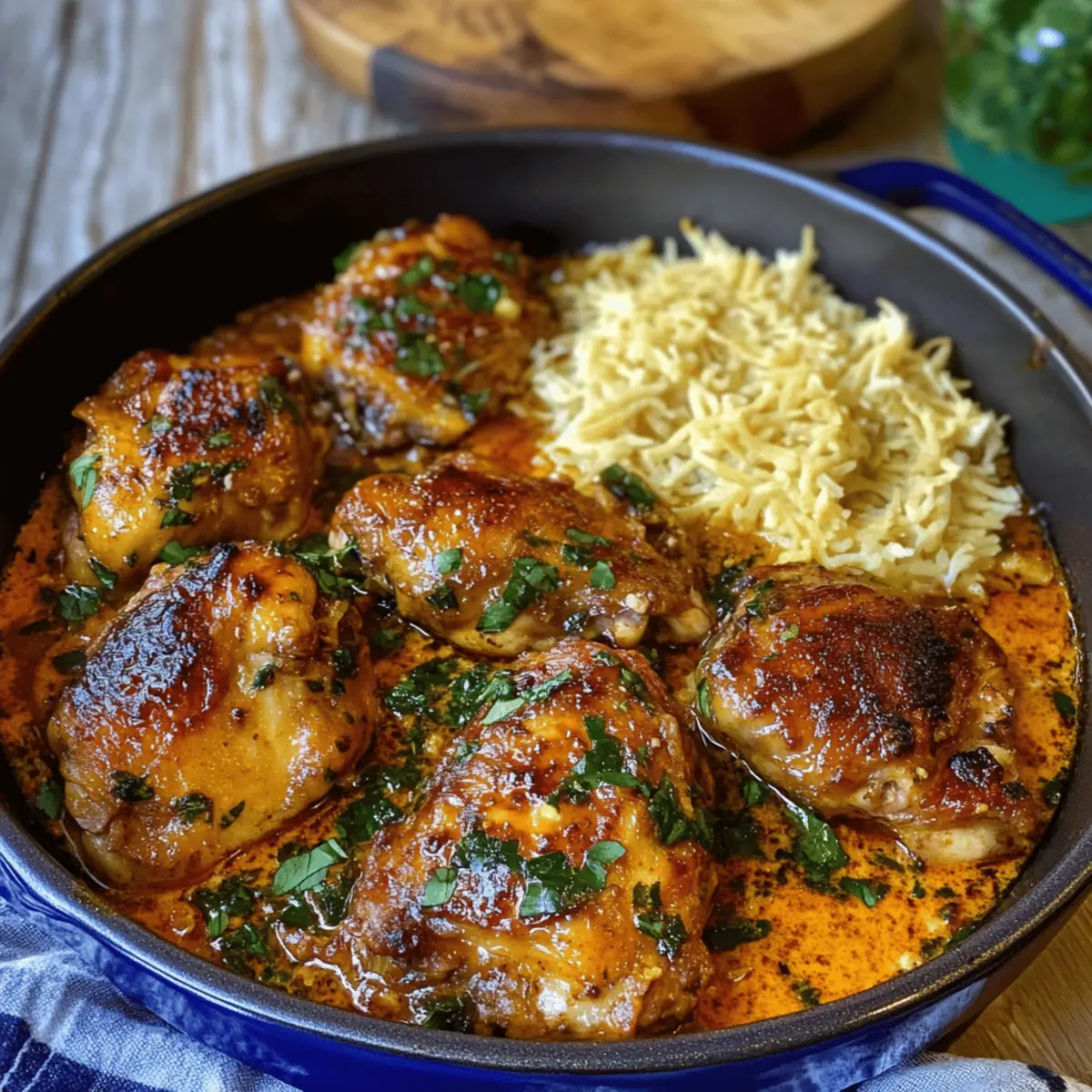 Der Ausgang: Herzhafter Ingwer Knoblauch Hähnchenauflauf