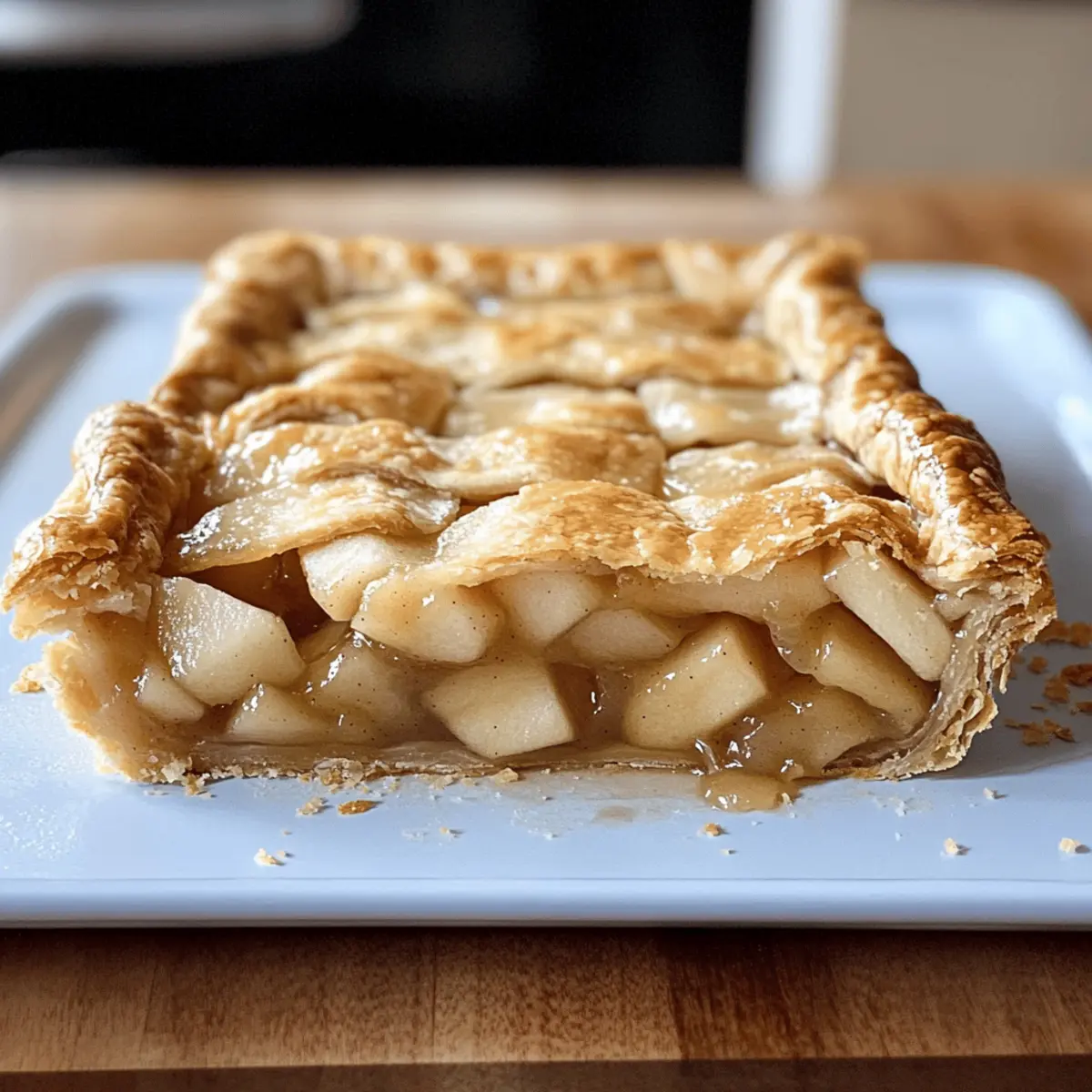 Apfel-Blechkuchen für unvergessliche Feiern
