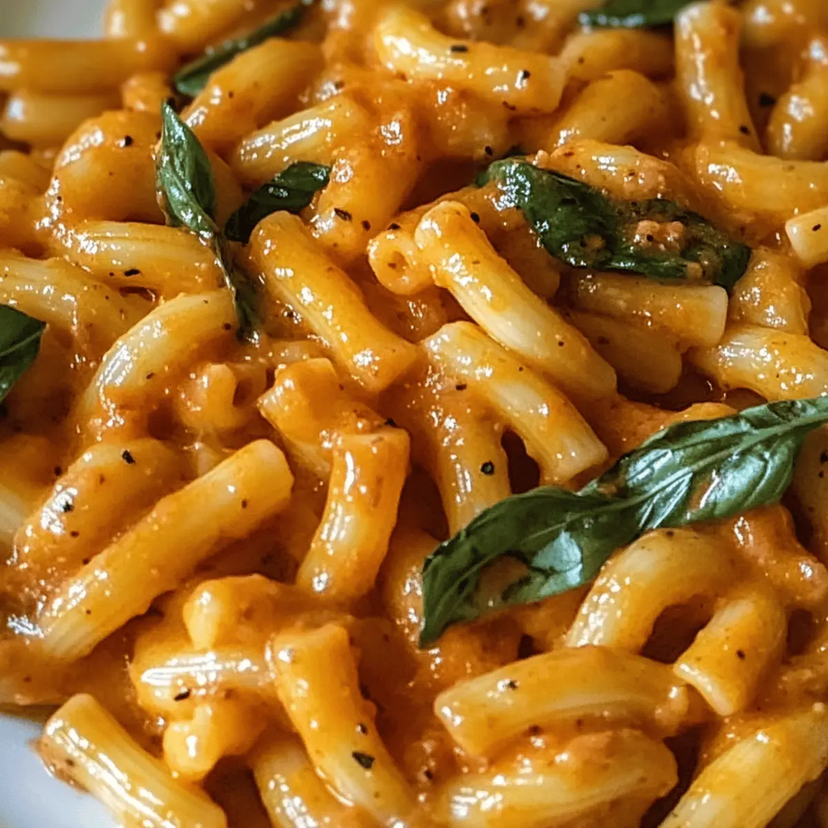 Cremige Basilikum Cavatelli mit Calabrian Chili