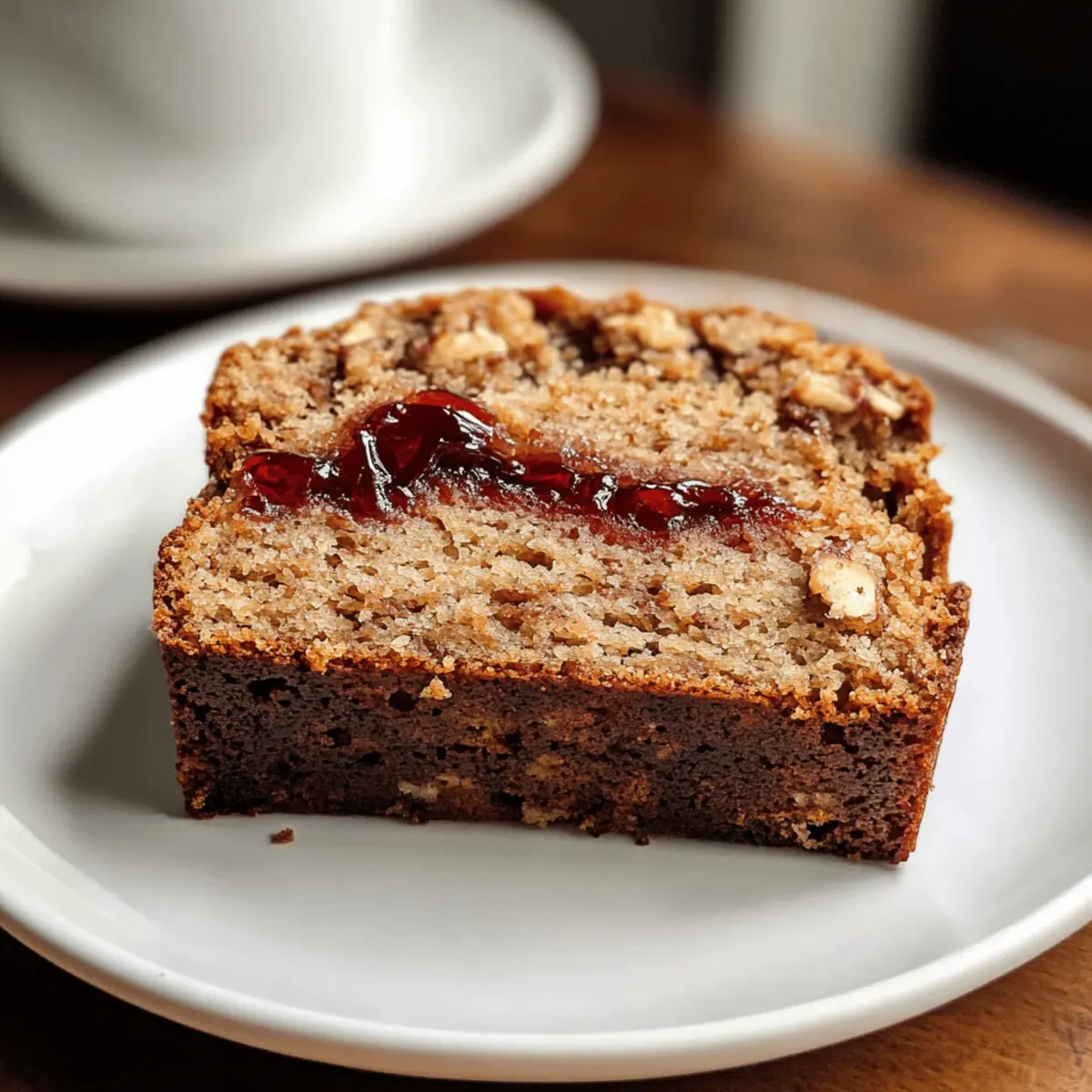 Peanut Butter und Jelly Bananenbrot für Nostalgiker
