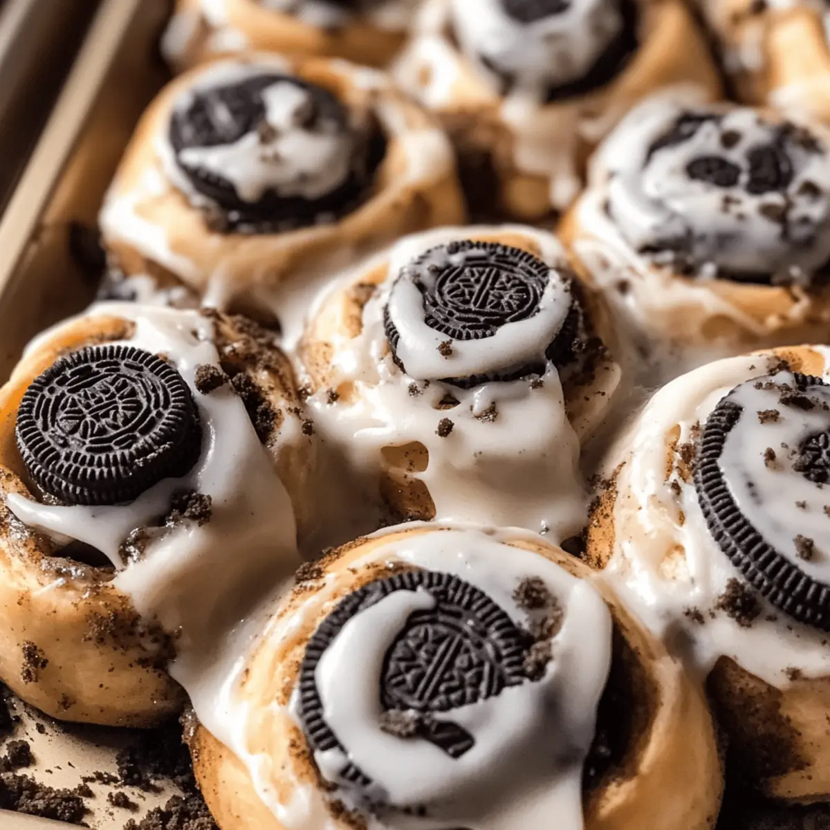 Gooey Oreo Zimtschnecken
