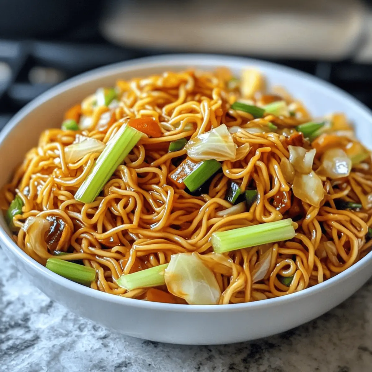 Schnelles Panda Express Chow Mein für Zuhause