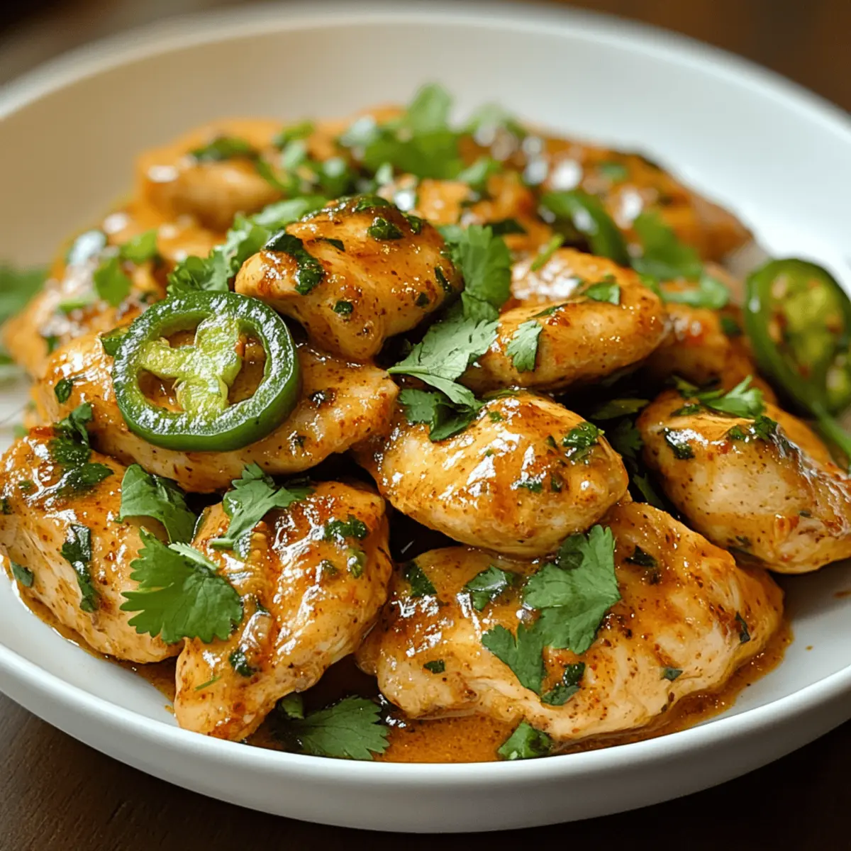 Würziges Jalapeño-Hühnchen für Feinschmecker