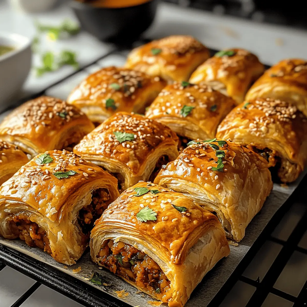 Thai Rote Curry Würstchenrollen für jeden Anlass