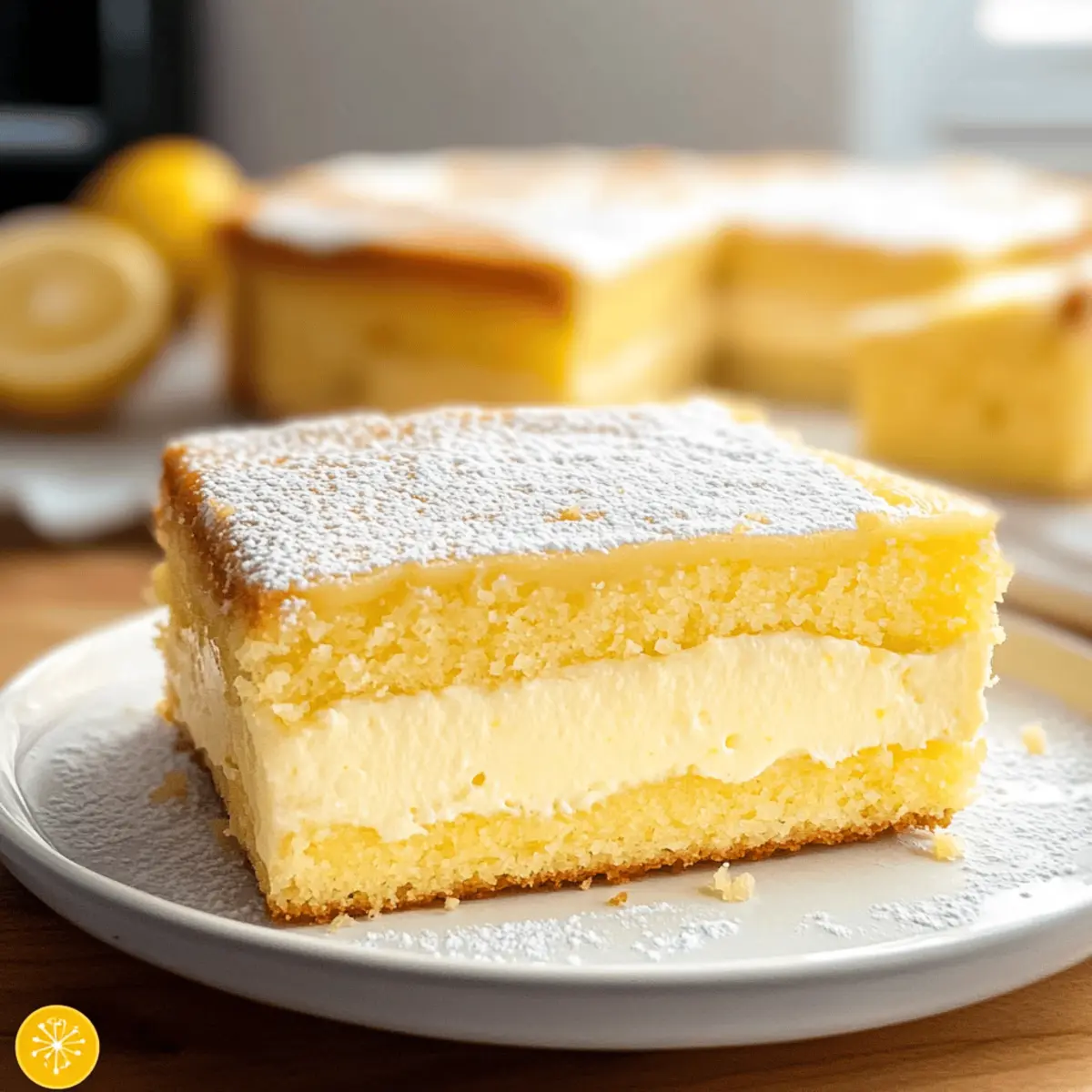 Lemon Magic Cake für einen zauberhaften Genuss