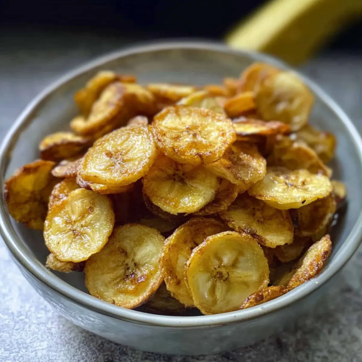Luftgebackene Bananenchips: Gesund und Knusprig