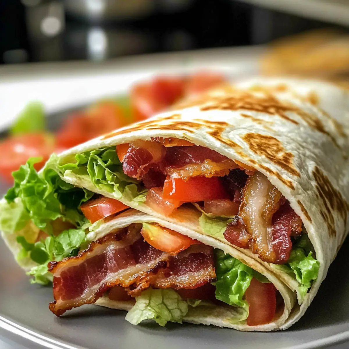BLT-Wraps mit geheimer Soße für echte Genussmomente
