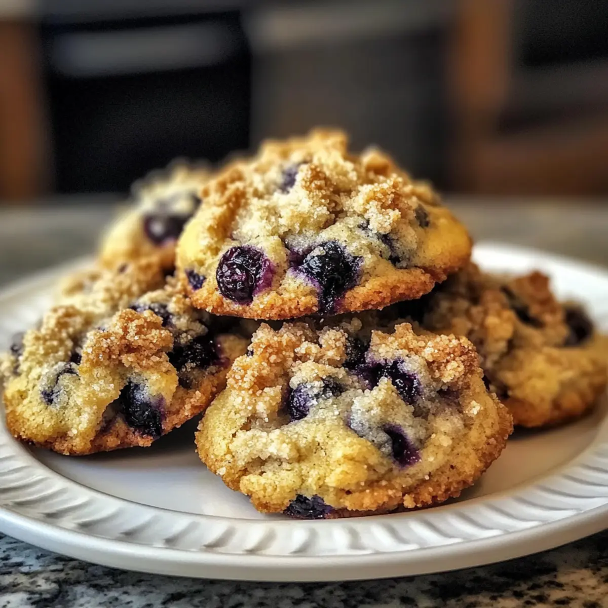 Heidelbeer Streusel Kekse: Ein Gaumenschmaus aus dem Ofen